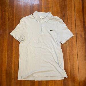 Lacoste Blue Polo Shirt Classic Design Short Sleeves
